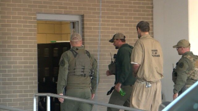 Casey White Arraignment Walk